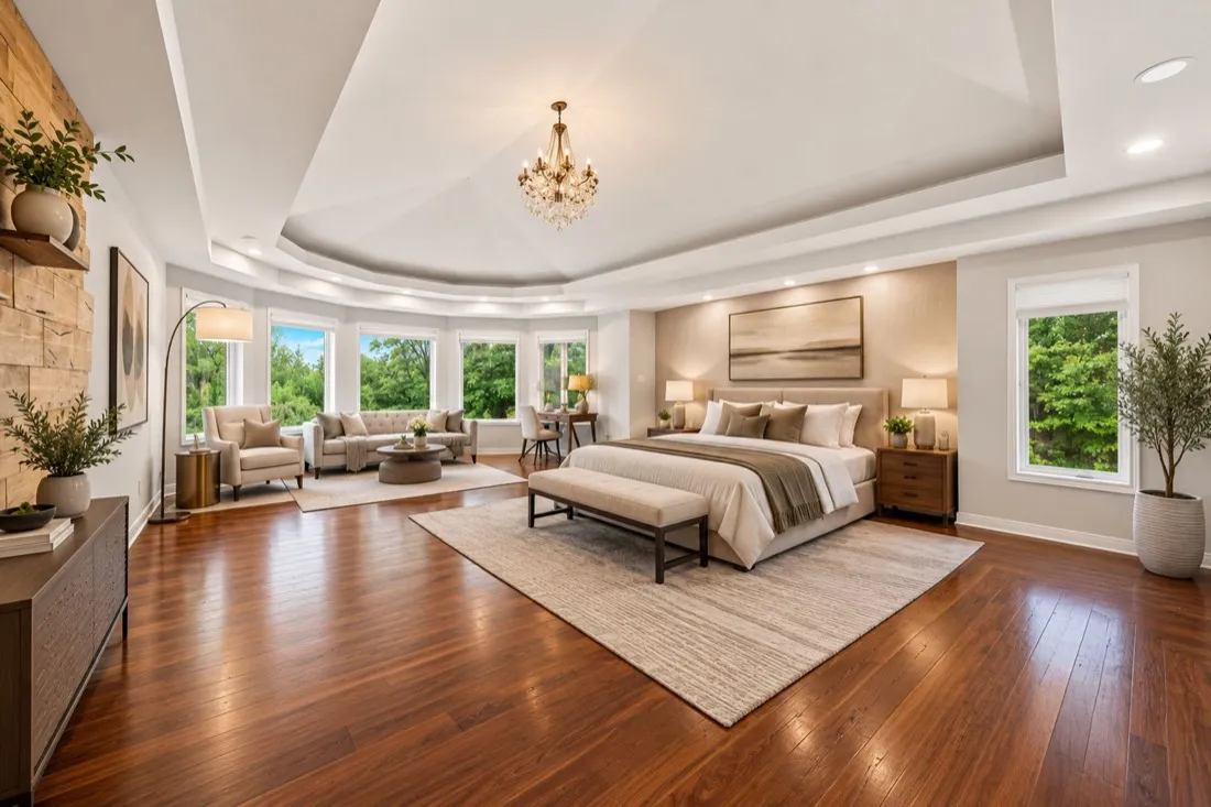 Thumbnail: Primary bedroom suite at The Cul de Sac Estate