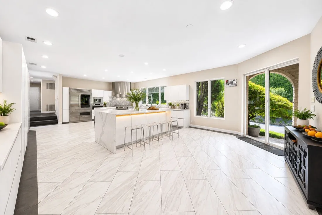 Thumbnail: Marble kitchen at The Cul de Sac Estate